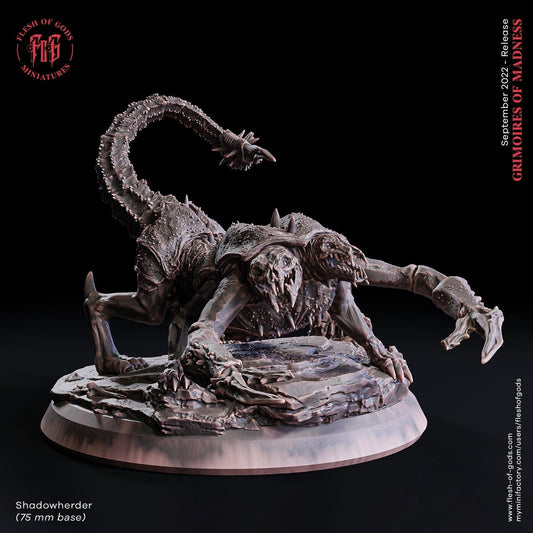 Shadowherder Monster Miniature | Ethereal Menace for Dungeons and Dragons | 75mm Base - Plague Miniatures