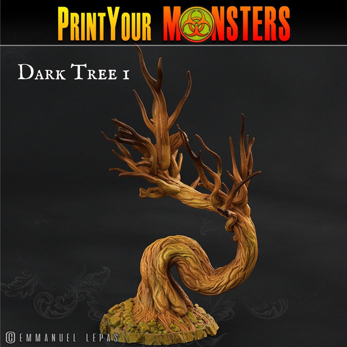 Shadowwood Tree Miniature | Wargaming and DnD Terrain - Plague Miniatures