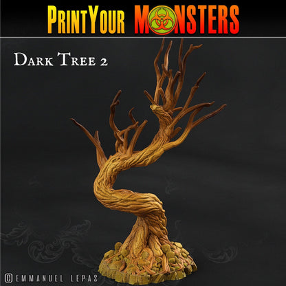 Shadowwood Tree Miniature | Wargaming and DnD Terrain - Plague Miniatures