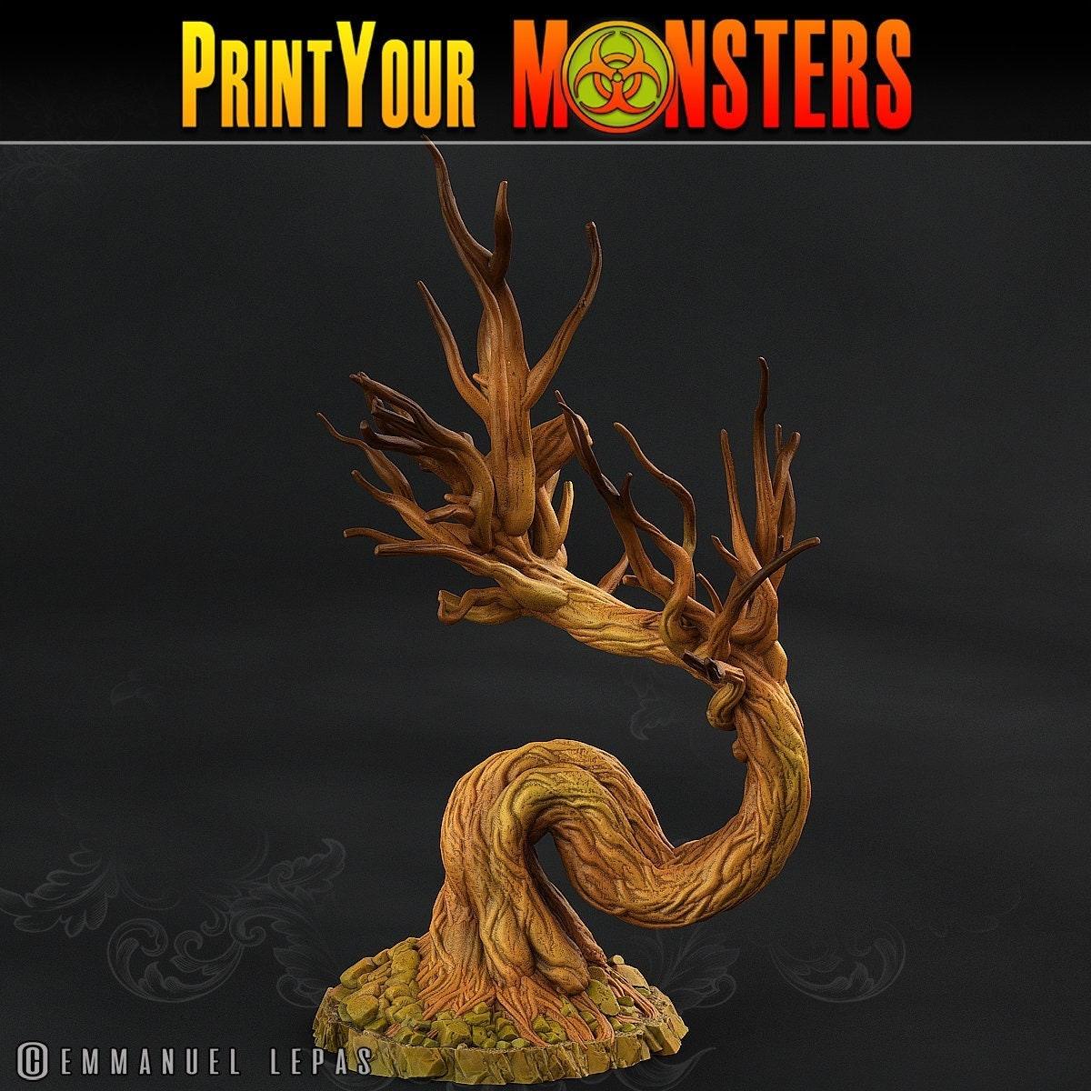 Shadowwood Tree Miniature | Wargaming and DnD Terrain - Plague Miniatures