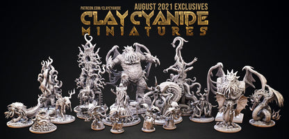 Shub-Niggurath Miniature | Clay Cyanide | Great Old Ones | Cthulhu Statue | DnD Miniature | Dungeons and Dragons | DnD monster miniature - Plague Miniatures shop for DnD Miniatures