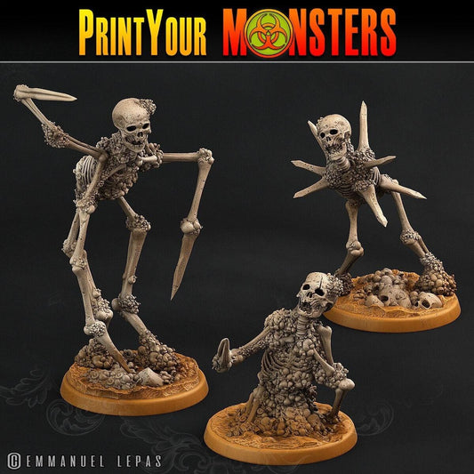 Skeleton Miniatures for D&D | Tabletop Gaming Figurines - Plague Miniatures shop for DnD Miniatures