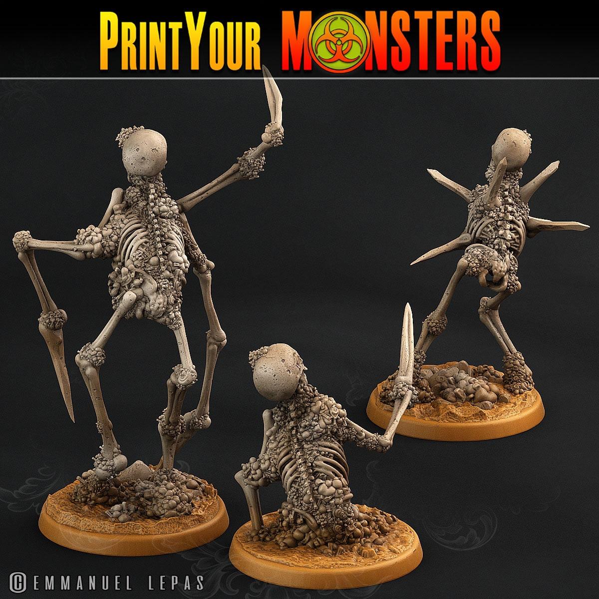 Skeleton Miniatures for D&D | Tabletop Gaming Figurines - Plague Miniatures