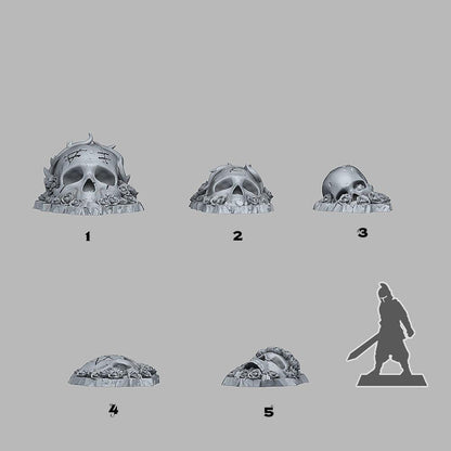 Skulls and Rose Miniatures | Demonic Wargaming Terrain | 28mm or 32mm Scale - Plague Miniatures