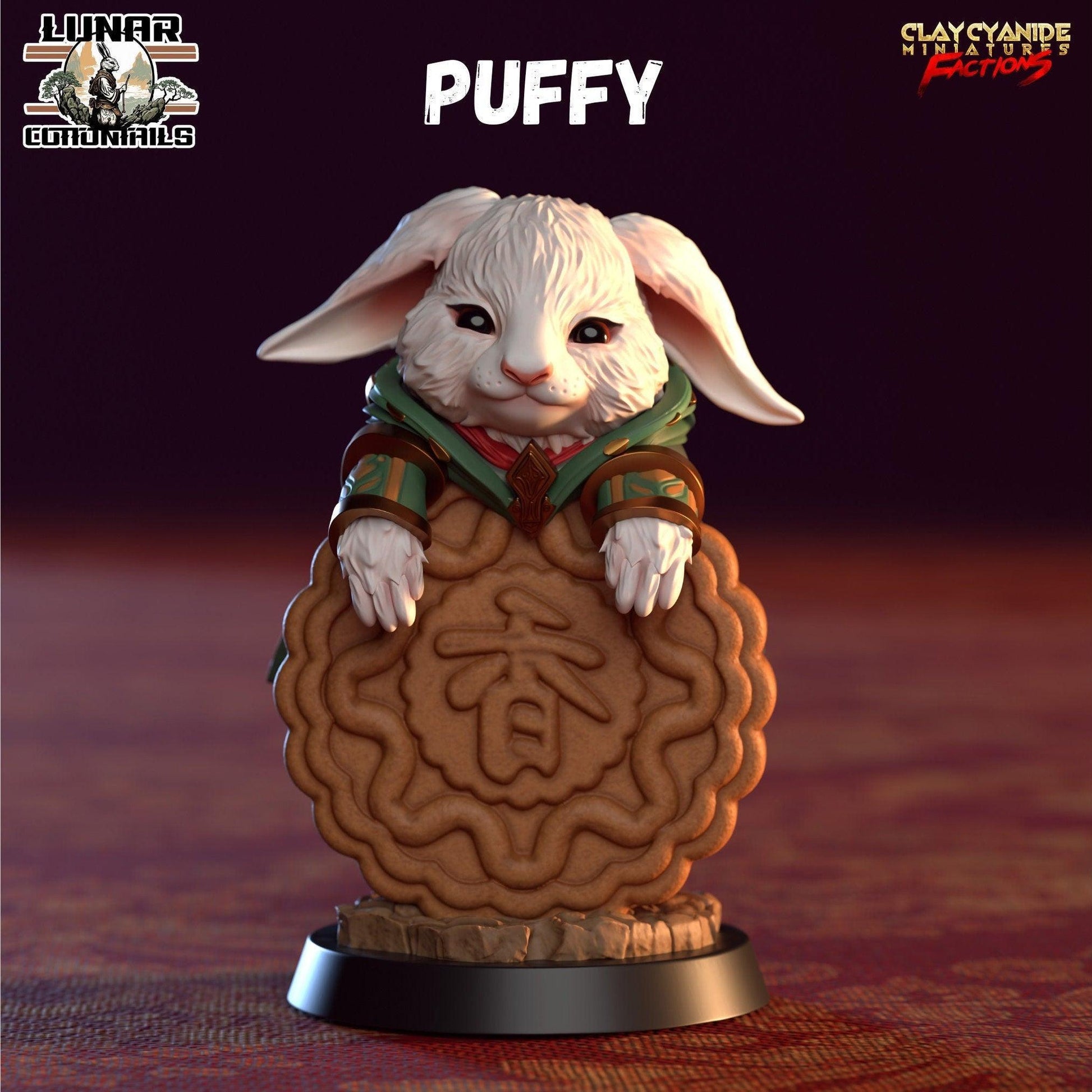 Snowball Harengon Miniature | Adorable Bunny Figurine for DnD 5e and Tabletop Games | 32mm Scale - Plague Miniatures