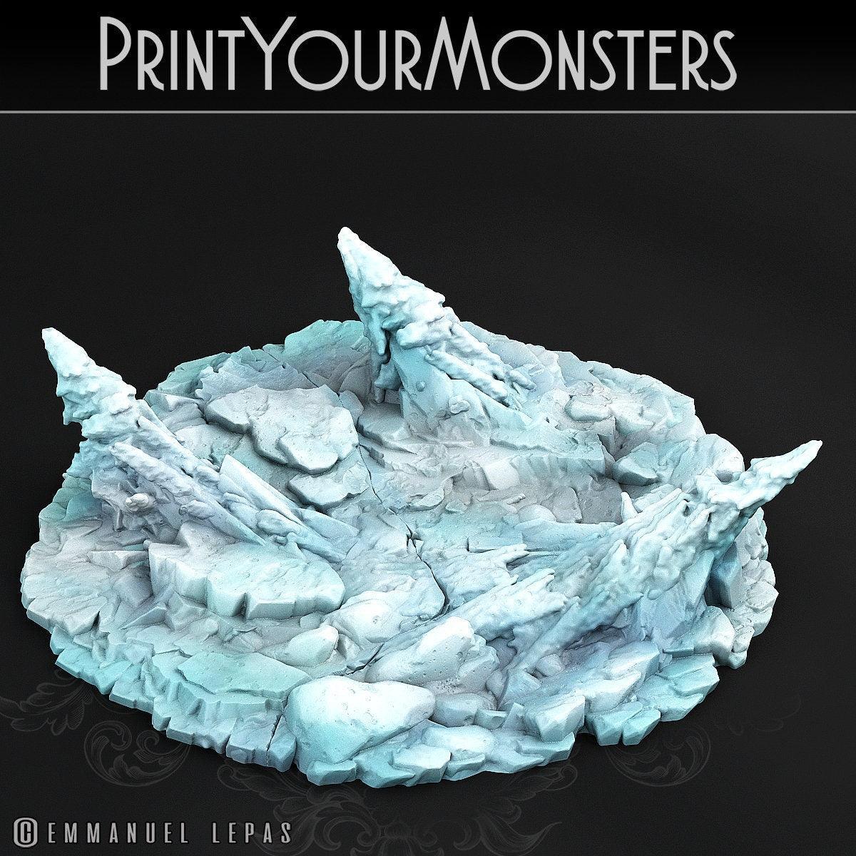 Snowdevil Spider Miniature Adult Faerun Miniatures | Tabletop gaming | DnD Miniature | Dungeons and Dragons, DnD 5e monster miniature - Plague Miniatures