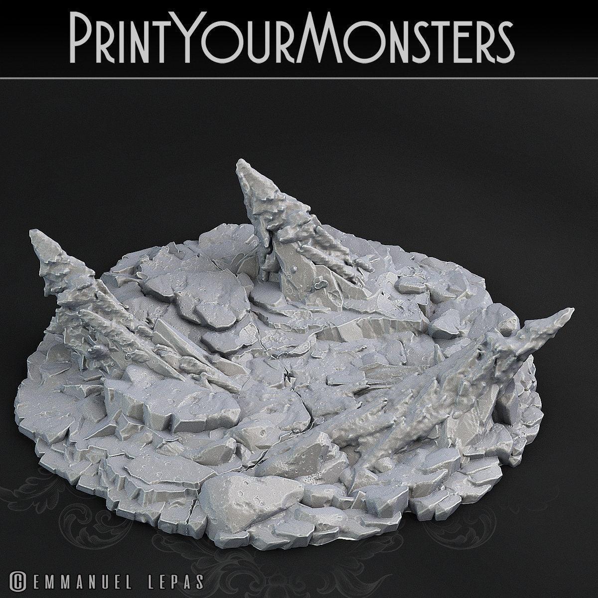 Snowdevil Spider Miniature Adult Faerun Miniatures | Tabletop gaming | DnD Miniature | Dungeons and Dragons, DnD 5e monster miniature - Plague Miniatures