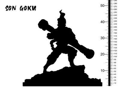 Son Goku Miniature | Mythic Japanese Monkey King Figurine for DnD | 32mm Scale - Plague Miniatures