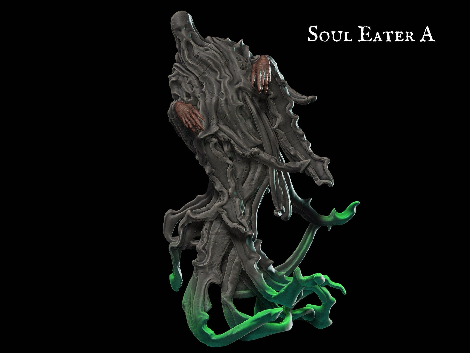 Soul Eater Miniature dnd figure undead miniature 28mm scale Tabletop gaming DnD Miniature Dungeons and Dragons, dnd 5e dungeon master gift - Plague Miniatures