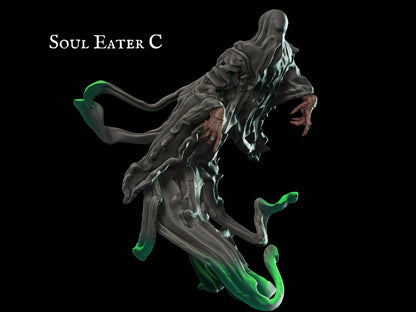 Soul Eater Miniature dnd figure undead miniature 28mm scale Tabletop gaming DnD Miniature Dungeons and Dragons, dnd 5e dungeon master gift - Plague Miniatures