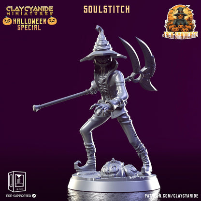 Soulstitch Halloween Miniature | DnD Figure for Spine-Chilling Adventures - Plague Miniatures shop for DnD Miniatures