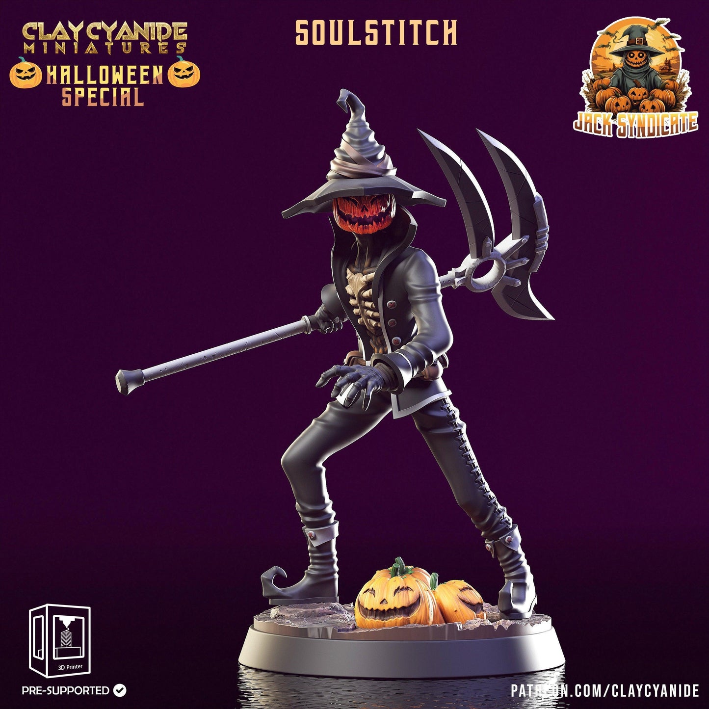 Soulstitch Halloween Miniature | DnD Figure for Spine-Chilling Adventures - Plague Miniatures
