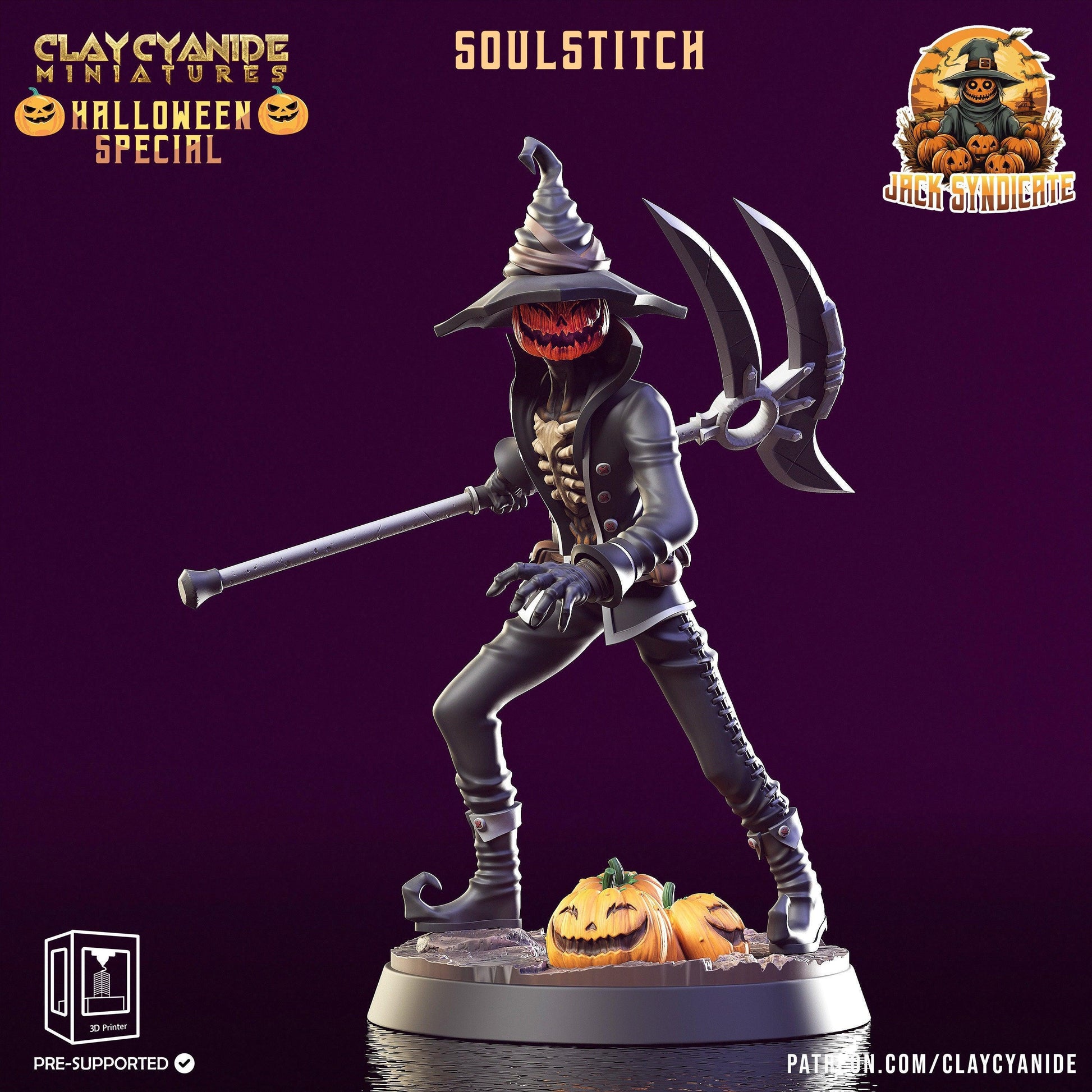 Soulstitch Halloween Miniature | DnD Figure for Spine-Chilling Adventures - Plague Miniatures