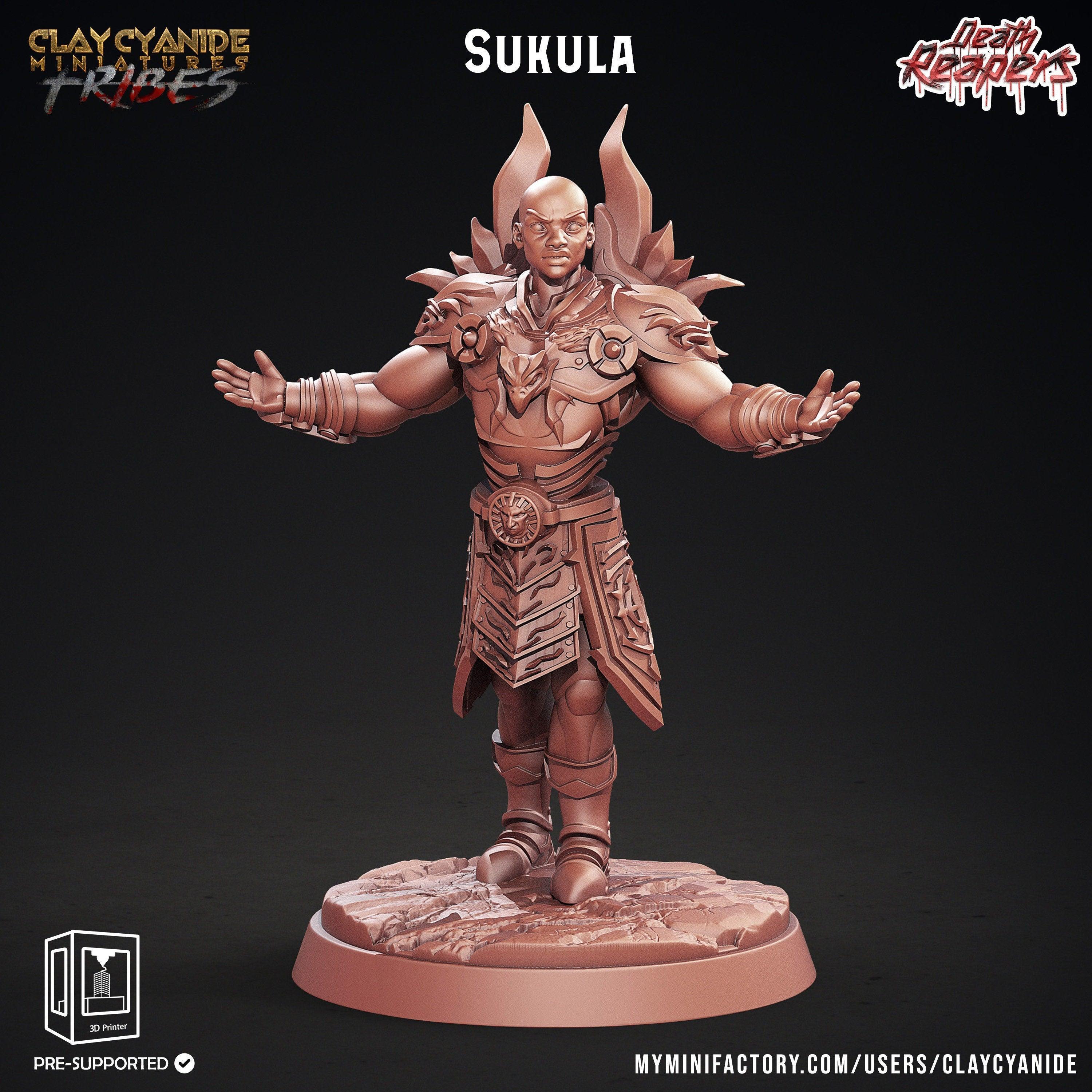 Sukula Sorcerer Miniature | Mystic Spellcaster for Tabletop RPGs | 32m ...