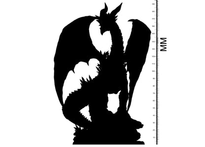 Sylvarin, Ice Dragon Miniature | Lord of the Legion of Dreadful Blight | 32mm Scale - Plague Miniatures