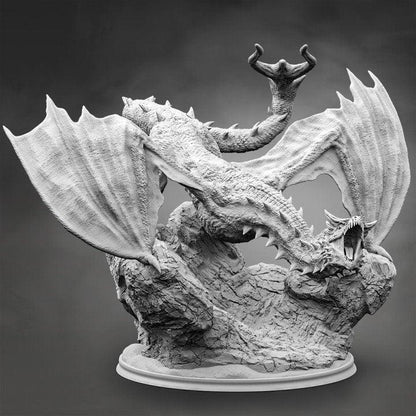 Teraxes, Infernal Wyvern Miniature | Dragon Aberration Monstrosity - Plague Miniatures