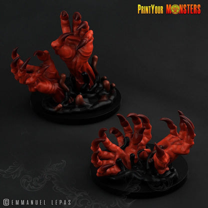 Terrain Miniatures Set of 2 Demonclaws | Demonic Monsters for DnD - Plague Miniatures