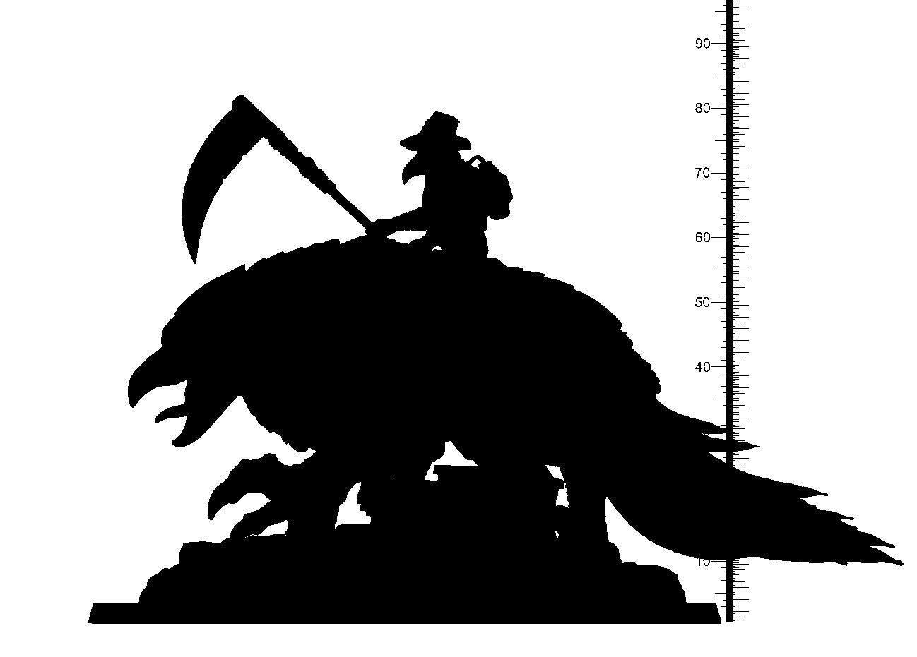 Tesla Kenku Boss Miniature for DnD 5e | Dungeons and Dragons Birdfolk Display Piece | 32mm Scale - Plague Miniatures