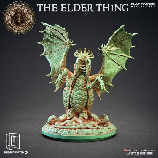 The Elder Thing miniature | Clay Cyanide | Cthulhu Statue | Tabletop Gaming | DnD Miniature | Dungeons and Dragons | DnD monster manual - Plague Miniatures shop for DnD Miniatures