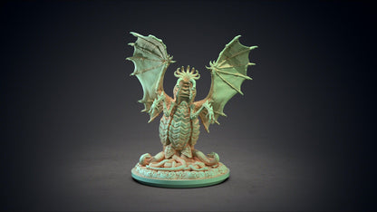 The Elder Thing miniature | Clay Cyanide | Cthulhu Statue | Tabletop Gaming | DnD Miniature | Dungeons and Dragons | DnD monster manual - Plague Miniatures