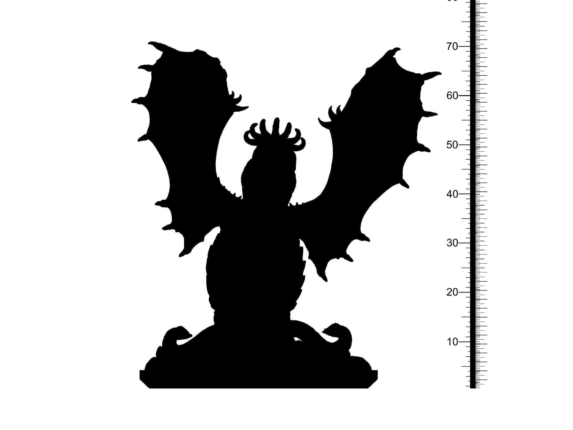 The Elder Thing miniature | Clay Cyanide | Cthulhu Statue | Tabletop Gaming | DnD Miniature | Dungeons and Dragons | DnD monster manual - Plague Miniatures