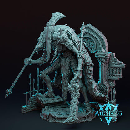 The Faceless King | WitchSong | Tabletop Gaming | DnD Miniature | Dungeons and Dragons | dnd monster manual king miniature resin figure - Plague Miniatures