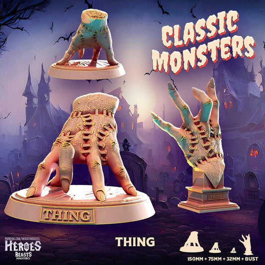 Thing Miniature Resin Display Piece Nerd Decor | Classic Monsters | DnD Miniature | Dungeons and DragonsDnD 5e Feature Film Theatre - Plague Miniatures shop for DnD Miniatures