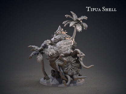 Tipua Log Monster Miniature | Intricate Terrain for DnD Adventures | 32mm Scale - Plague Miniatures