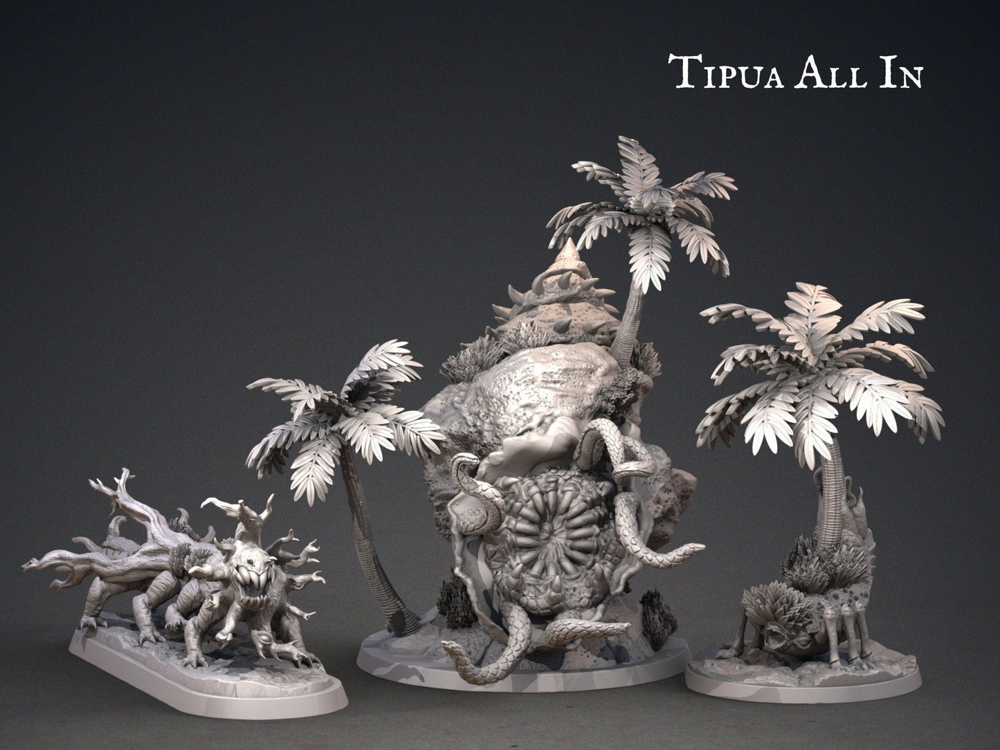 Tipua Shell Monster Miniature | Coastal Guardian for DnD Adventures | 32mm Scale - Plague Miniatures