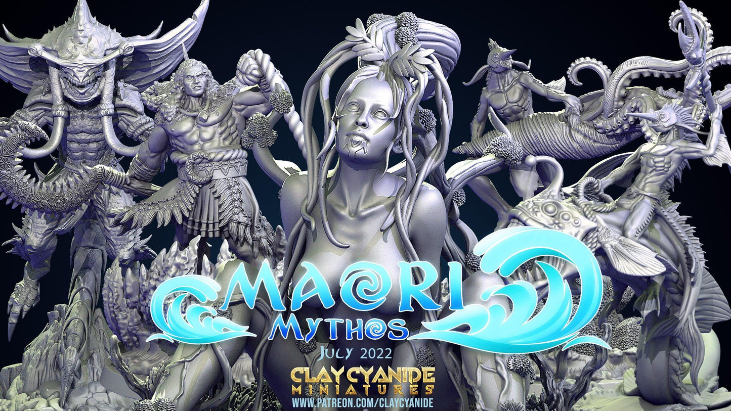 Tūmatauenga Bust | Reverence to the War God - Plague Miniatures