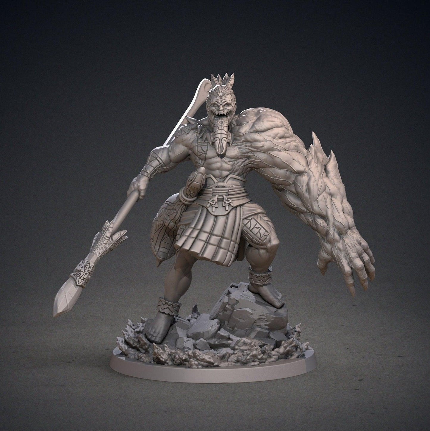 Tūmatauenga Bust | Reverence to the War God - Plague Miniatures