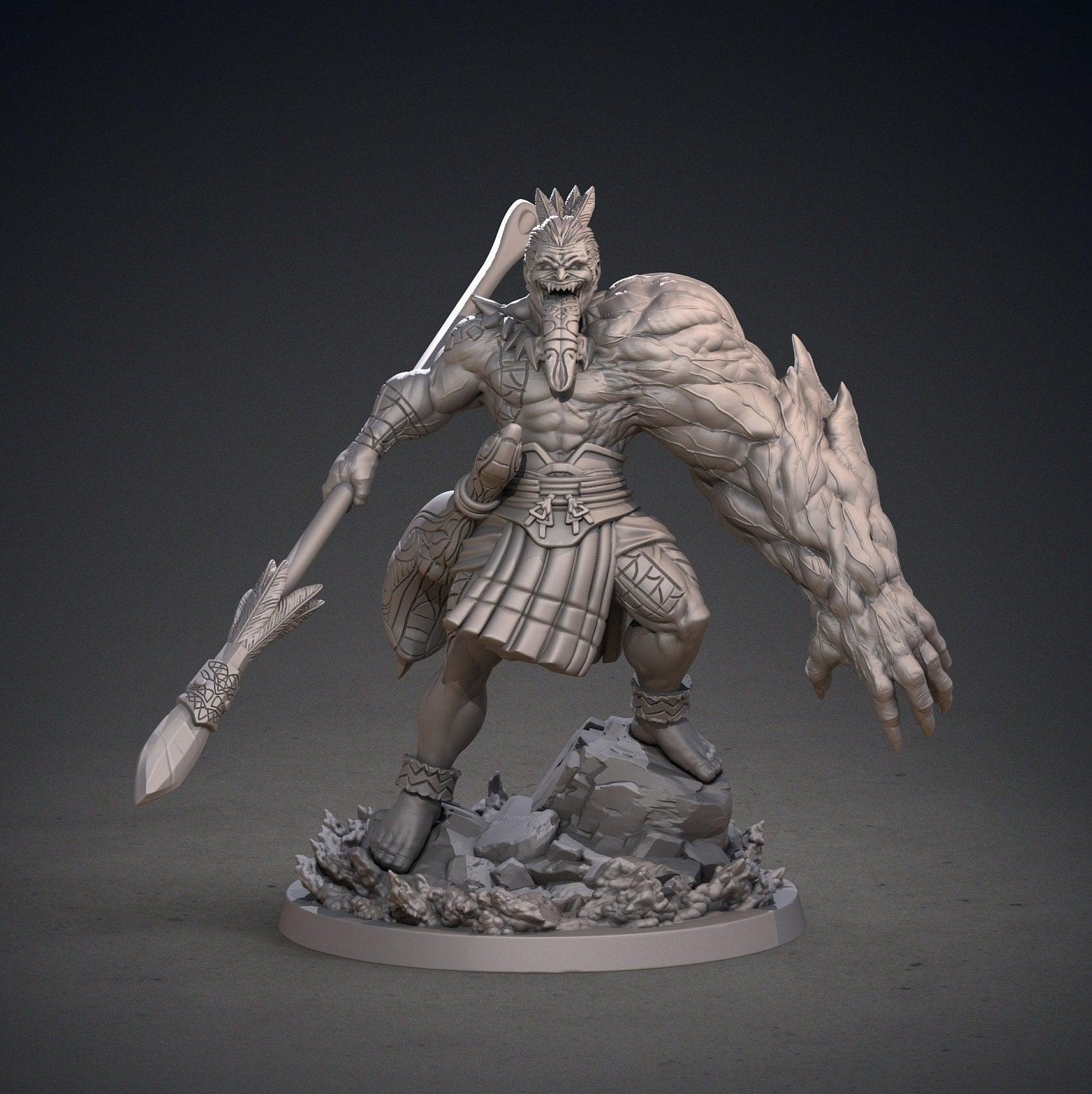 Tūmatauenga Bust | Reverence to the War God - Plague Miniatures