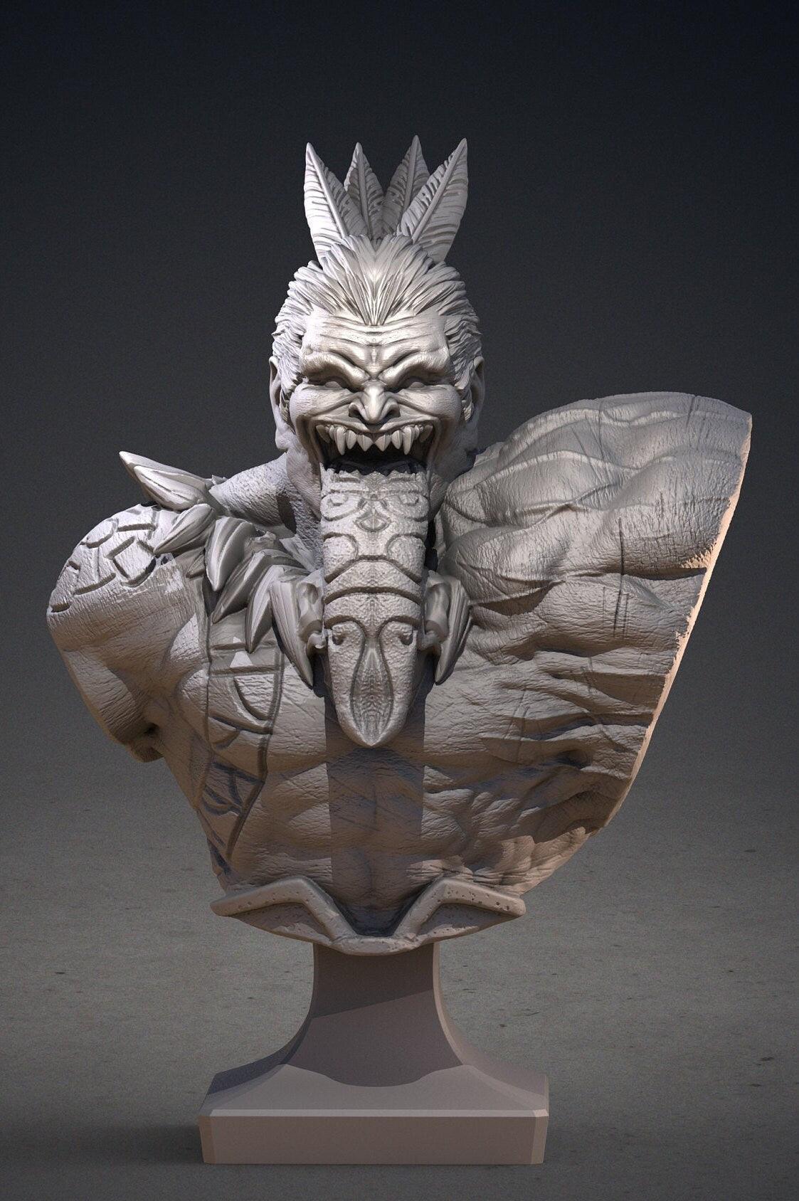 Tūmatauenga Bust | Reverence to the War God - Plague Miniatures