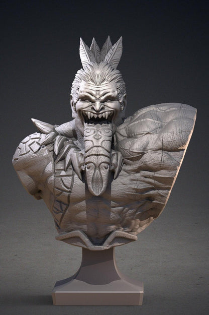 Tūmatauenga Bust | Reverence to the War God - Plague Miniatures
