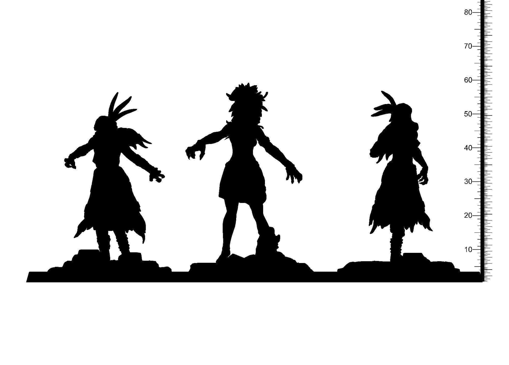 Tzitzimitl Aztec Deity Miniature | DnD 5e Nude 18+ Female | 32mm Scale - Plague Miniatures