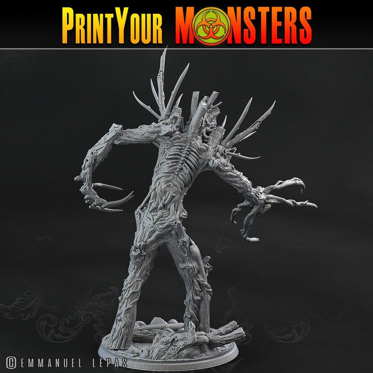 Undead Treant Forest Monster for Tabletop Gaming | Skeleton Monster - Plague Miniatures