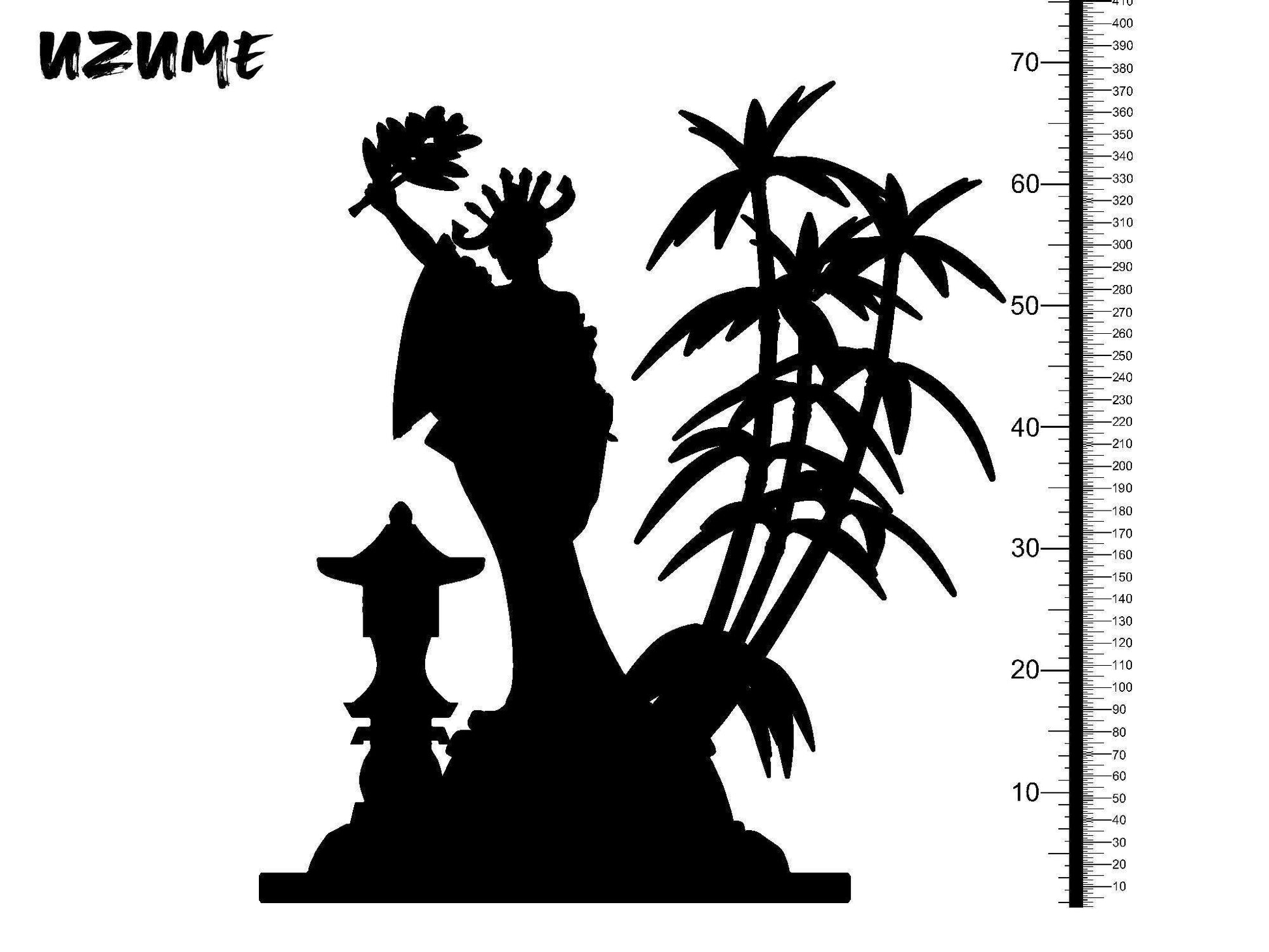 Uzumi Miniature | Radiant Japanese Deity of Light Figurine | 32mm Scale - Plague Miniatures