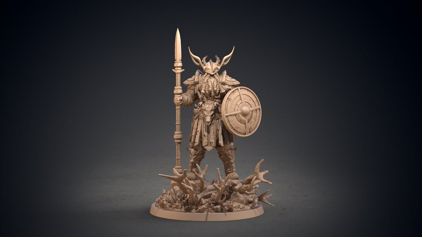Warrior miniature | Clay Cyanide | Baltic Mythology | Tabletop Gaming | DnD Miniature | Dungeons and Dragons, DnD 5e - Plague Miniatures shop for DnD Miniatures