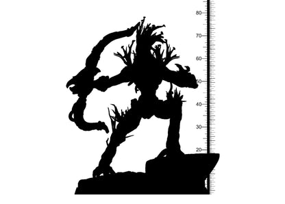 Veyn Treant Miniature | Tree People Forest Guardian with Bow | 32mm Scale - Plague Miniatures