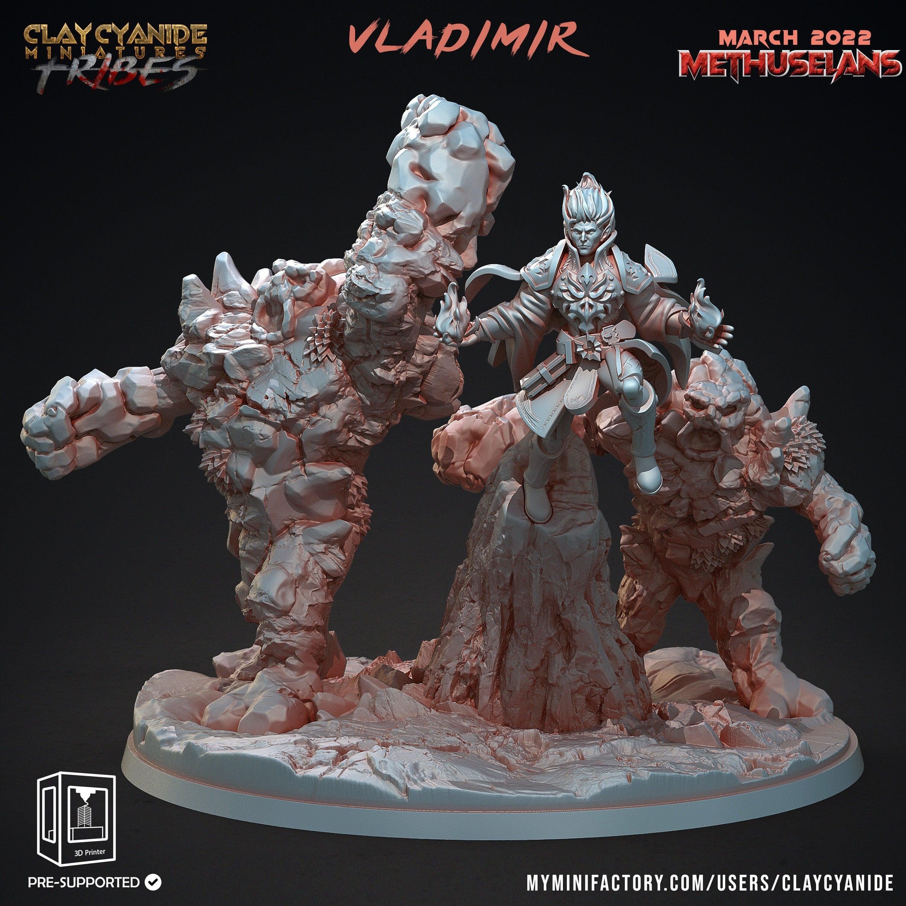 Vladimir Vampire Miniature | Vampire Boss for Epic Tabletop Adventures ...