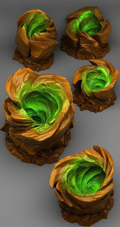 Vortex Stone Terrain Miniatures | Portal Wargaming Terrain | 28mm or 32mm Scale - Plague Miniatures