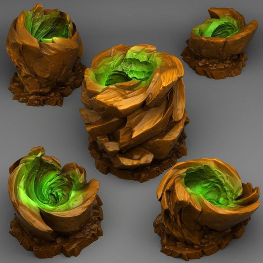 Vortex Stone Terrain Miniatures | Portal Wargaming Terrain | 28mm or 32mm Scale - Plague Miniatures