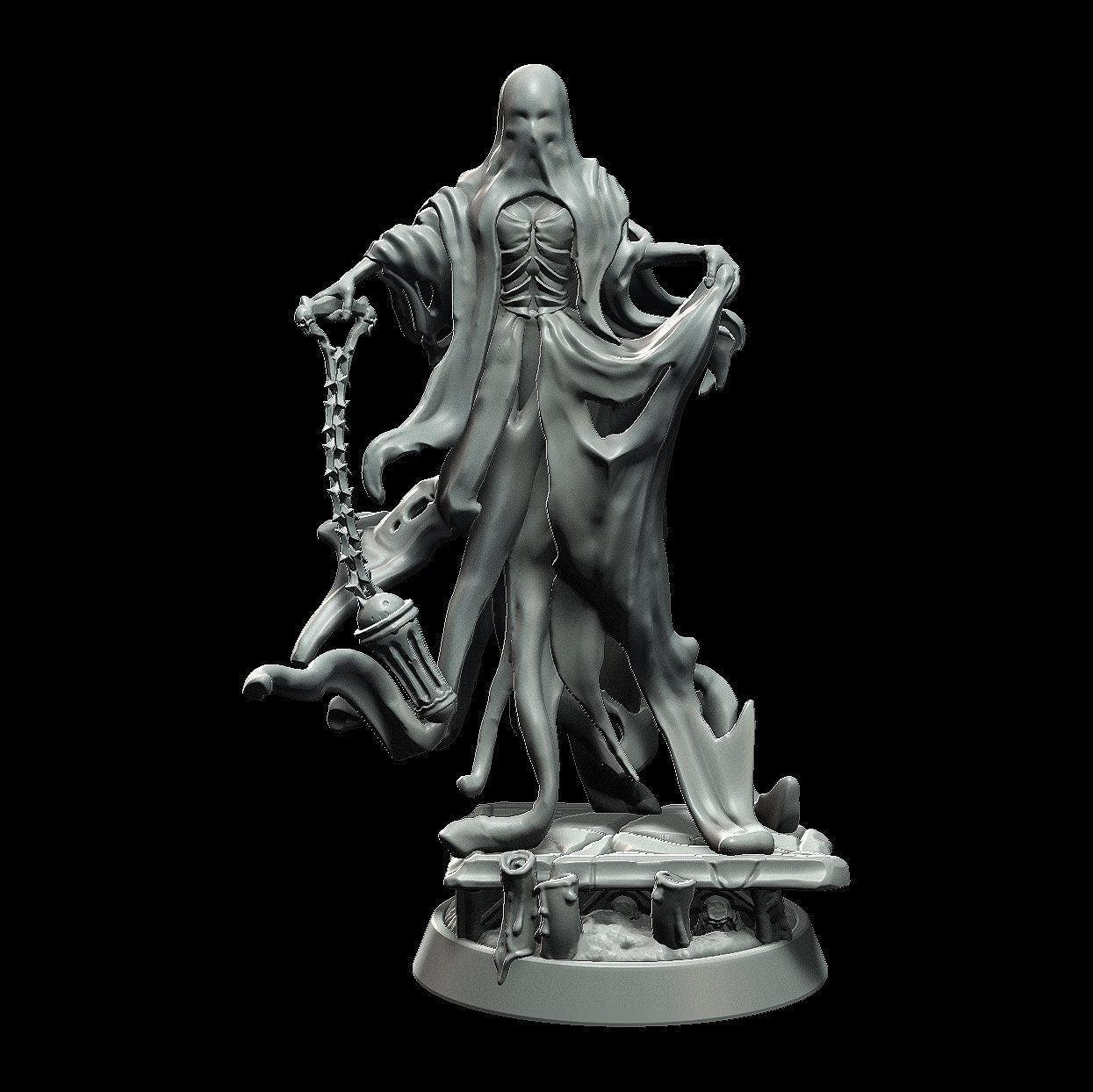 Wailing Hag Miniature - 3 Poses - 28mm scale Tabletop gaming DnD Miniature Dungeons and Dragons dnd 5e dnd figure - Plague Miniatures