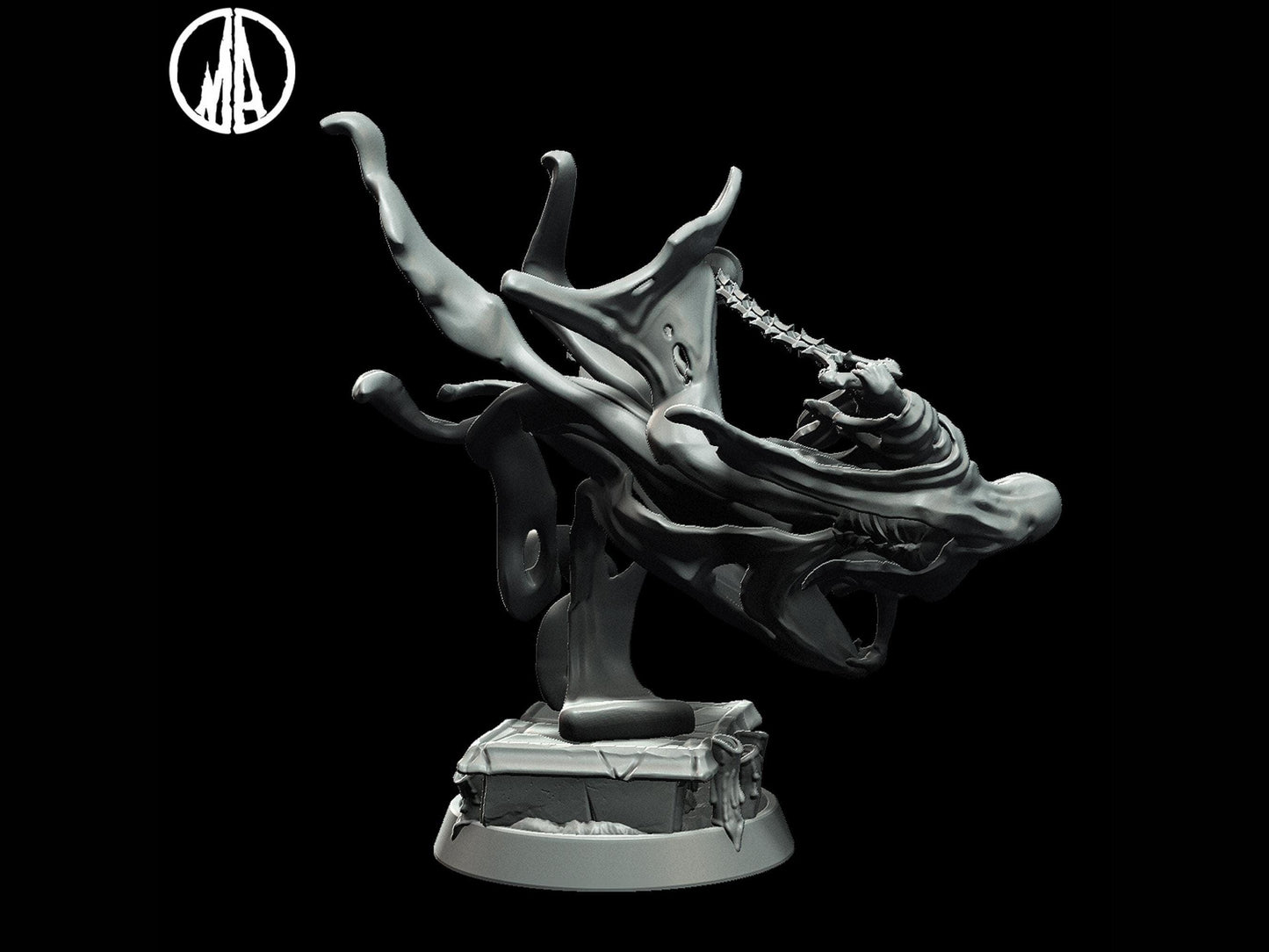 Wailing Hag Miniature - 3 Poses - 28mm scale Tabletop gaming DnD Miniature Dungeons and Dragons, dnd 5e dungeon master - Plague Miniatures