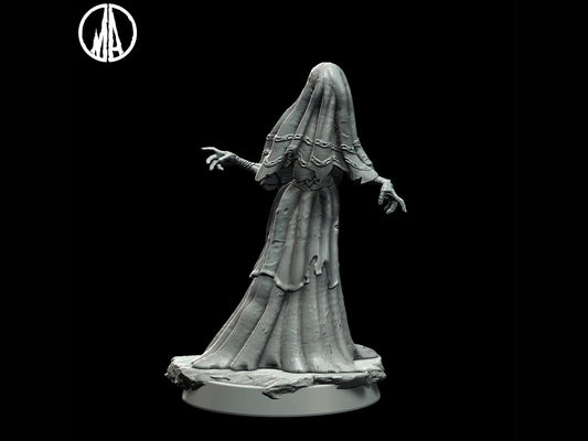 Weeping Widow Miniature Witch miniatures - 3 Poses - 28mm scale Tabletop gaming DnD Miniature Dungeons and Dragons dnd 5e - Plague Miniatures