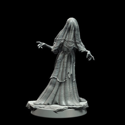 Weeping Widow Miniature Witch miniatures - 3 Poses - 28mm scale Tabletop gaming DnD Miniature Dungeons and Dragons dnd 5e - Plague Miniatures