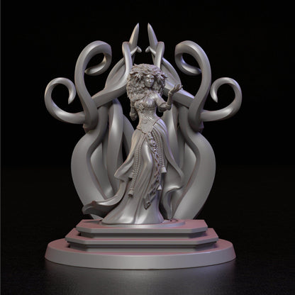 Weletecora Goddess Miniature | Divine Feminine Power for Tabletop Adventures | 32mm Scale - Plague Miniatures