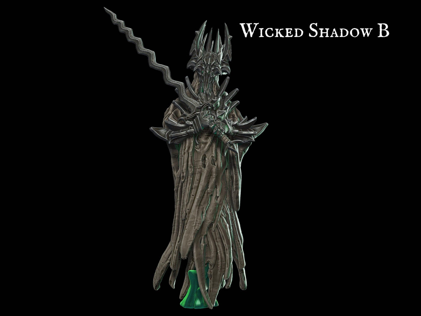 Wicked Shadow Miniature - 28mm scale Tabletop gaming DnD Miniature Dungeons and Dragons dnd 5e dungeon master gift - Plague Miniatures