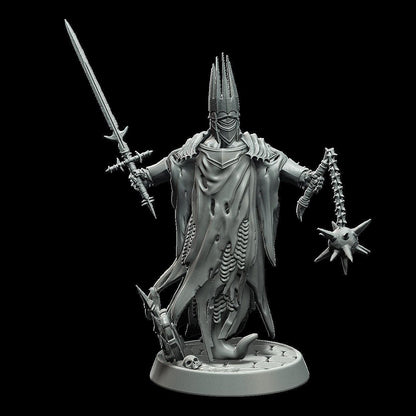 Wraith King Miniature - 3 Poses - 28mm scale Tabletop gaming DnD Miniature Dungeons and Dragons,dnd 5e - Plague Miniatures