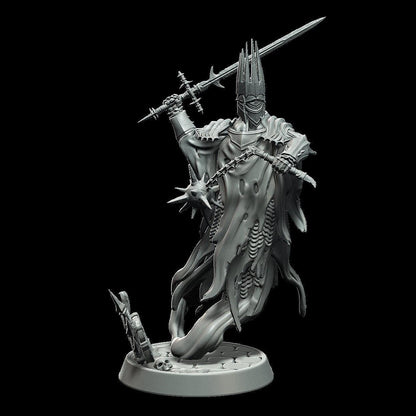 Wraith King Miniature - 3 Poses - 28mm scale Tabletop gaming DnD Miniature Dungeons and Dragons,ttrpg dnd 5e - Plague Miniatures